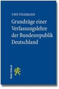 Volkmann |  Grundzüge einer Verfassungslehre der Bundesrepublik Deutschland | Buch |  Sack Fachmedien