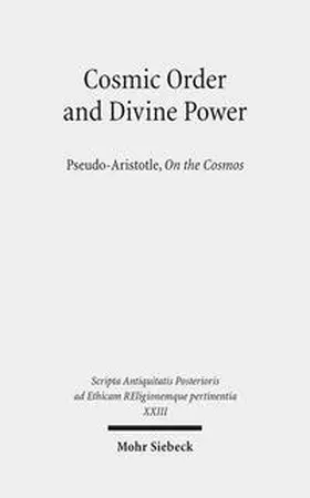 Thom |  Cosmic Order and Divine Power | Buch |  Sack Fachmedien
