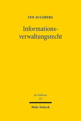 Augsberg |  Informationsverwaltungsrecht | Buch |  Sack Fachmedien