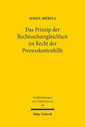 Möbius |  Das Prinzip der Rechtsschutzgleichheit im Recht der Prozesskostenhilfe | Buch |  Sack Fachmedien