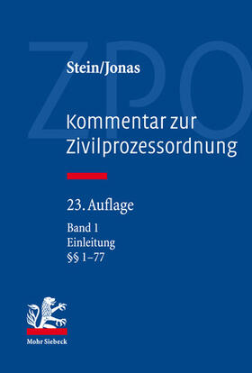 Stein / Jonas | Kommentar zur Zivilprozessordnung ZPO | Buch | sack.de