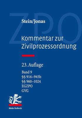Stein / Jonas / Bruns | Kommentar zur Zivilprozessordnung | Buch | 978-3-16-152904-7 | sack.de