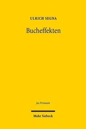 Segna | Segna, U: Bucheffekten | Buch | 978-3-16-153012-8 | sack.de