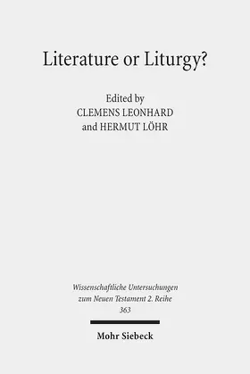 Leonhard / Löhr |  Literature or Liturgy? | eBook | Sack Fachmedien