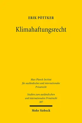 Pöttker |  Klimahaftungsrecht | eBook | Sack Fachmedien