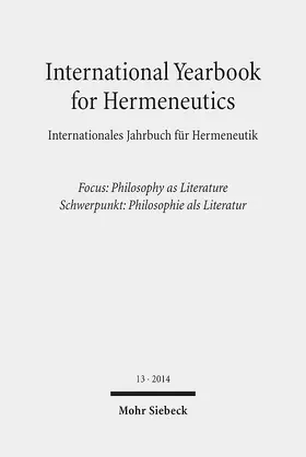 Figal | International Yearbook for Hermeneutics / Internationales Jahrbuch für Hermeneutik | E-Book | sack.de