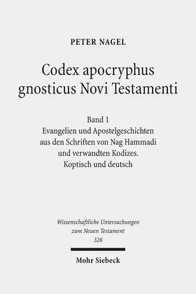 Nagel | Codex apocryphus gnosticus Novi Testamenti | E-Book | sack.de