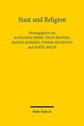 Ebner / Kraneis / Minkner |  Staat und Religion | Buch |  Sack Fachmedien