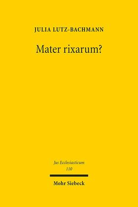 Lutz-Bachmann |  Mater rixarum? | Buch |  Sack Fachmedien