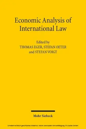Eger / Oeter / Voigt |  Economic Analysis of International Law | eBook | Sack Fachmedien