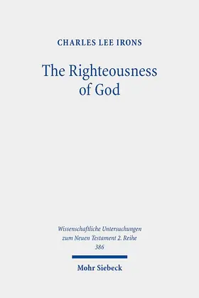 Irons |  The Righteousness of God | eBook | Sack Fachmedien