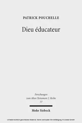 Pouchelle |  Dieu éducateur | eBook | Sack Fachmedien