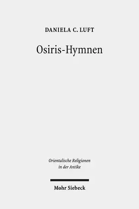 Luft | Osiris-Hymnen | Buch | 978-3-16-153574-1 | www.sack.de