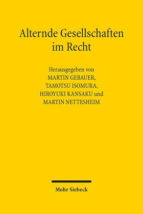 Gebauer / Isomura / Kansaku | Alternde Gesellschaften im Recht | Buch | 978-3-16-153590-1 | sack.de