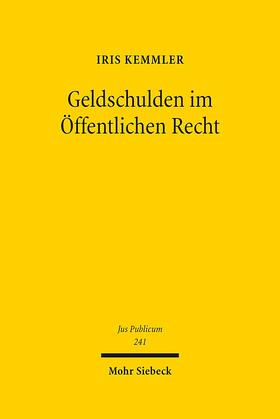 Kemmler | Geldschulden im Öffentlichen Recht | E-Book | sack.de