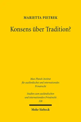 Pietrek |  Pietrek, M: Konsens über Tradition? | Buch |  Sack Fachmedien