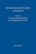 Gesellschaft f. Rechtspol. Trier / Institut f. Rechtspolitik, Univ. Trier |  Bitburger Gespräche in München | Buch |  Sack Fachmedien