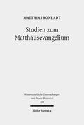 Konradt / Euler |  Studien zum Matthäusevangelium | eBook | Sack Fachmedien