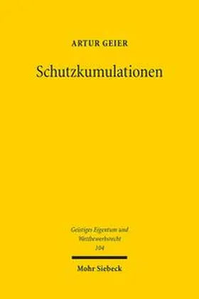 Geier |  Schutzkumulationen | Buch |  Sack Fachmedien