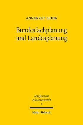 Eding |  Eding, A: Bundesfachplanung und Landesplanung | Buch |  Sack Fachmedien