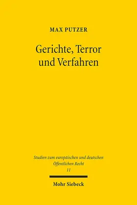 Putzer |  Gerichte, Terror und Verfahren | Buch |  Sack Fachmedien