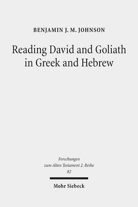 Johnson | Reading David and Goliath in Greek and Hebrew | E-Book | sack.de
