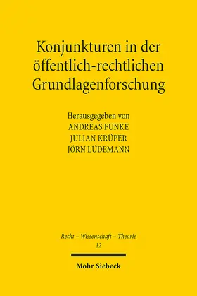 Funke / Krüper / Lüdemann |  Konjunkturen in der öffentlich-rechtlichen Grundlagenforschung | Buch |  Sack Fachmedien