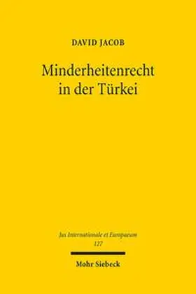 Jacob |  Minderheitenrecht in der Türkei | Buch |  Sack Fachmedien