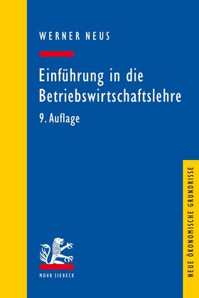 Neus | Einführung in die Betriebswirtschaftslehre aus institutionenökonomischer Sicht | E-Book | sack.de