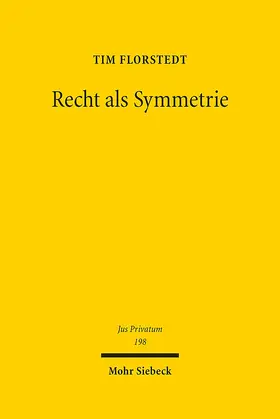 Florstedt |  Recht als Symmetrie | eBook | Sack Fachmedien