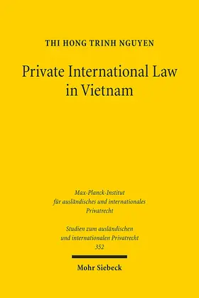 Nguyen |  Private International Law in Vietnam | Buch |  Sack Fachmedien