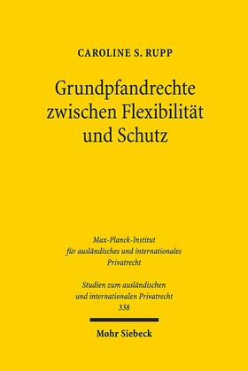 Rupp | Grundpfandrechte zwischen Flexibilität und Schutz | E-Book | sack.de