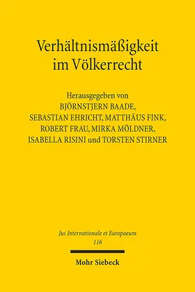 Baade / Ehricht / Fink | Verhältnismäßigkeit im Völkerrecht | E-Book | sack.de