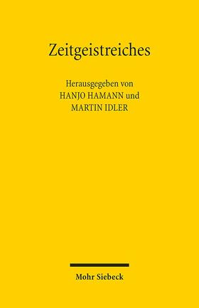 Hamann / Idler | Zeitgeistreiches | Buch | 978-3-16-154251-0 | sack.de