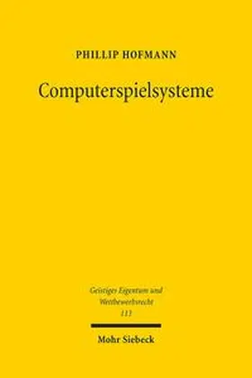 Hofmann |  Computerspielsysteme | Buch |  Sack Fachmedien