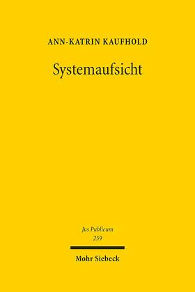 Kaufhold | Systemaufsicht | Buch | 978-3-16-154349-4 | sack.de