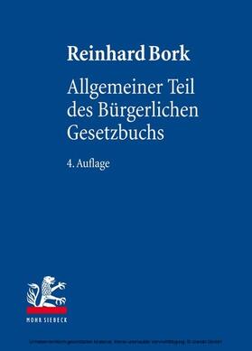 Bork | Allgemeiner Teil des Bürgerlichen Gesetzbuchs | E-Book | sack.de