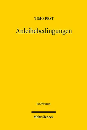 Fest |  Anleihebedingungen | eBook | Sack Fachmedien