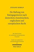 Seibold |  Seibold, S: Haftung von Ratingagenturen | Buch |  Sack Fachmedien