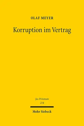 Meyer |  Korruption im Vertrag | eBook | Sack Fachmedien