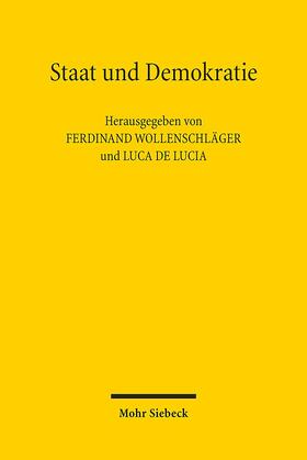 Wollenschläger / De Lucia |  Staat und Demokratie | Buch |  Sack Fachmedien