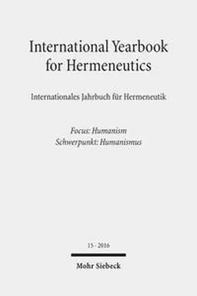Figal |  International Yearbook for Hermeneutics / Internationales Jahrbuch für Hermeneutik | Buch |  Sack Fachmedien