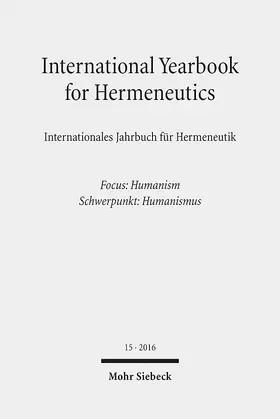 Figal |  International Yearbook for Hermeneutics / Internationales Jahrbuch für Hermeneutik | eBook | Sack Fachmedien
