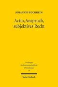 Buchheim |  Actio, Anspruch, subjektives Recht | Buch |  Sack Fachmedien
