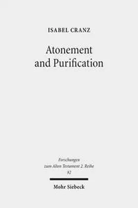 Cranz |  Atonement and Purification | Buch |  Sack Fachmedien