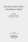 Di Pede / Scaiola |  The Book of the Twelve - One Book or Many? | eBook | Sack Fachmedien