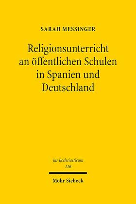 Messinger |  Messinger, S: Religionsunterricht öff. Schulen Span./Dt. | Buch |  Sack Fachmedien
