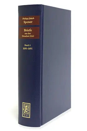 Spener / Sträter / Wallmann |  Briefe aus der Dresdner Zeit 1686-1691 | Buch |  Sack Fachmedien