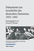 Nicosia |  Dokumente zur Geschichte des deutschen Zionismus 1933-1941 | Buch |  Sack Fachmedien