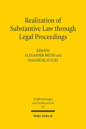 Bruns / Suzuki |  Realization of Substantive Law through Legal Proceedings | eBook | Sack Fachmedien